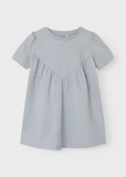 Name It Girls Blue Sparkle Smock Dress (9mths-5yrs)