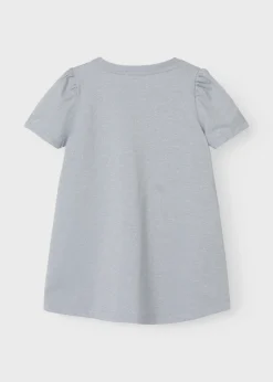 Name It Girls Blue Sparkle Smock Dress (9mths-5yrs)