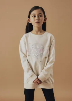 Name It Girls Cream Barria Sweatshirt (6-14yrs)