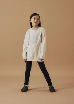 Name It Girls Cream Barria Sweatshirt (6-14yrs)