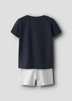 Name It Girls Navy Adventure Awaits Top & Shorts Set