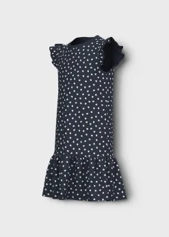 Name It Girls Navy Shell Dress (6-12yrs)
