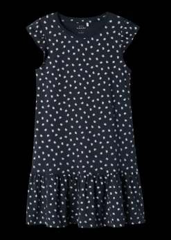 Name It Girls Navy Shell Dress (6-12yrs)