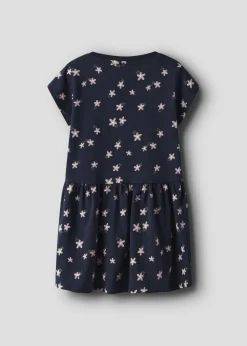 Name It Girls Navy Star Smock Dress (1.5-7yrs)