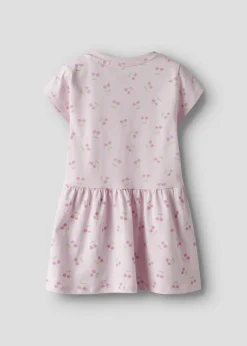 Name It Girls Pink Cherry Smock Dress (1.5-7yrs)