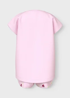 Name It Girls Pink Daisy Top & Short Set (1.5-7yrs)