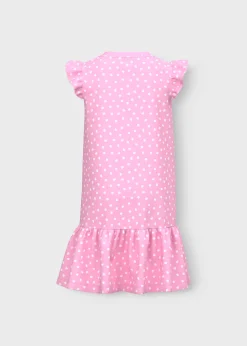 Name It Girls Pink Shell Dress (7-12yrs)
