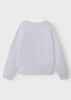 Name It Girls White Cherry Sweatshirt (6-12yrs)