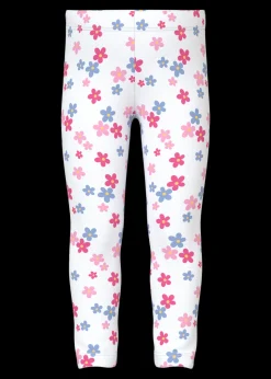 Name It Girls White Floral Leggings (1.5-6yrs)