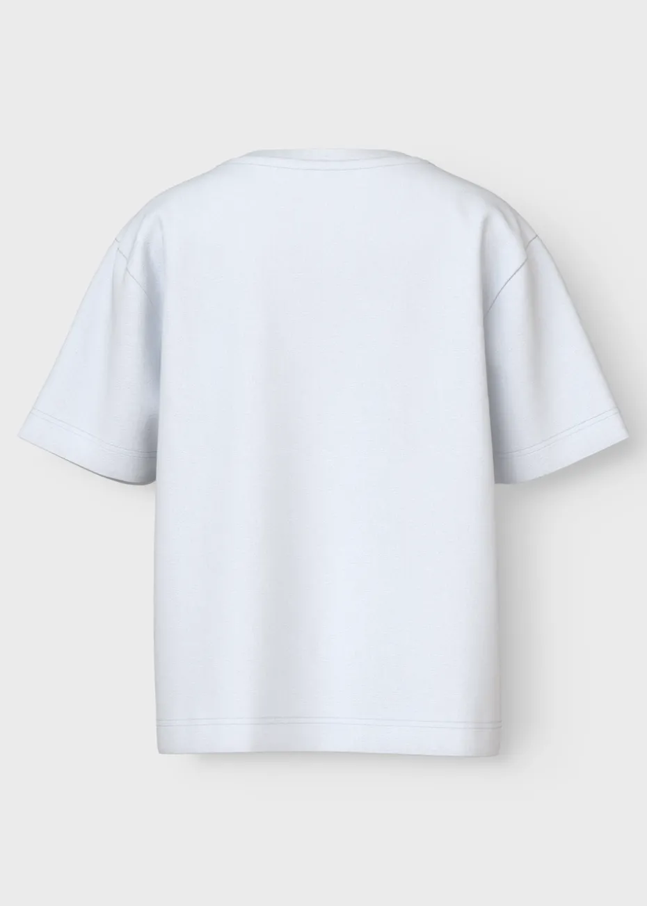 Name It Girls White Flower T-Shirt (1.5-8yrs)