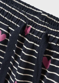 Name It Girls White Heart Top & Shorts Set (1.5-7yrs)