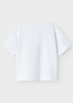 Name It Girls White Summer T-Shirt (9mths-5yrs)