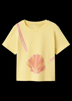 Name It Girls Yellow Shell T-Shirt (9mths-5yrs)