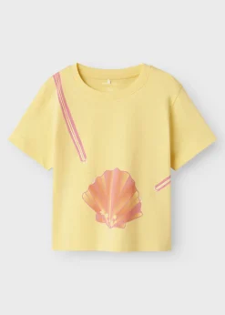 Name It Girls Yellow Shell T-Shirt (9mths-5yrs)