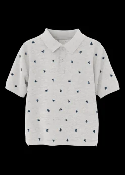 Name It Grey Sailing Polo Shirt (1.5-6yrs)