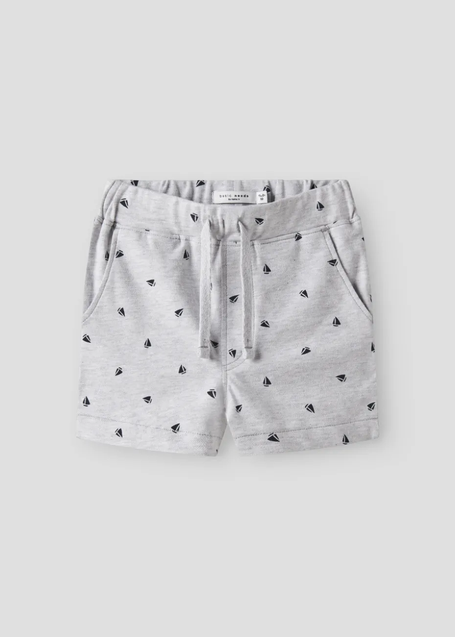 Name It Grey Sailing Shorts (1.5-6yrs)