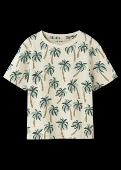 Name It Kids Beige Palm Tree T-Shirt (1.5-6yrs)