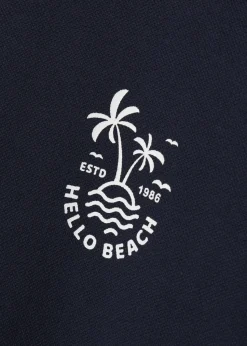 Name It Kids Navy Beach Sweatshirt (6-12yrs)