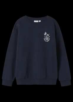 Name It Kids Navy Beach Sweatshirt (6-12yrs)