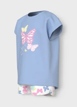 Name It Multicolour Butterfly T-Shirt & Shorts Set (1.5-6yrs)