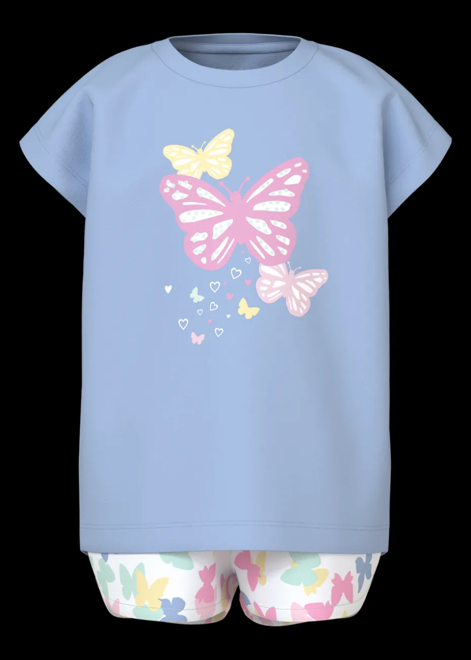 Name It Multicolour Butterfly T-Shirt & Shorts Set (1.5-6yrs)