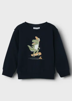 Name It Navy Dino Sweatshirt (1.5-6yrs)