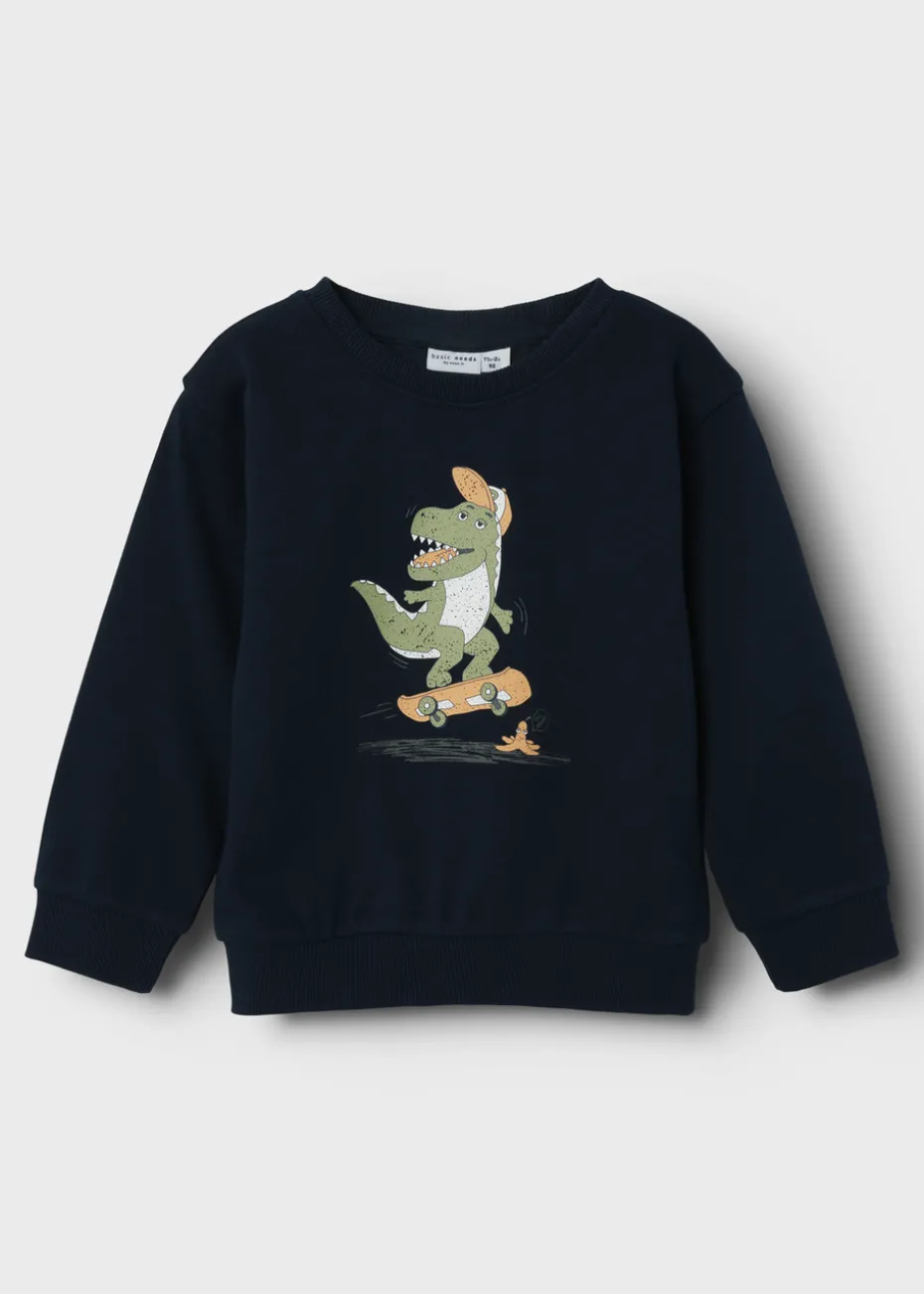 Name It Navy Dino Sweatshirt (1.5-6yrs)