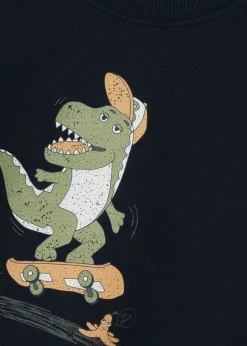 Name It Navy Dino Sweatshirt (1.5-6yrs)