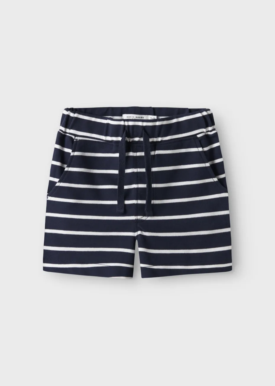 Name It Navy Stripe Shorts (1.5-6yrs)