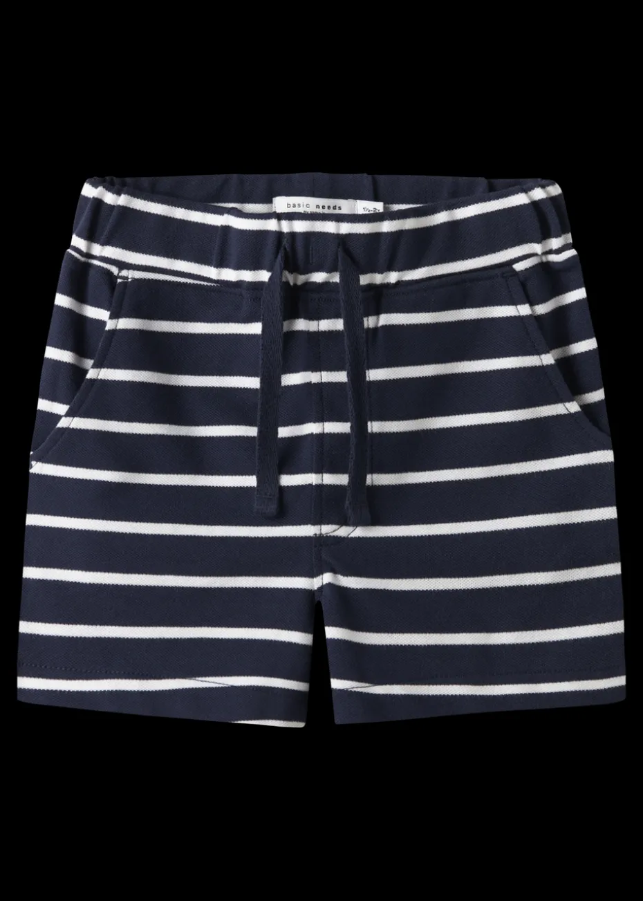 Name It Navy Stripe Shorts (1.5-6yrs)
