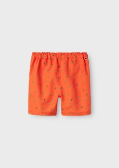 Name It Orange Pizza Swim Shorts (5-12yrs)