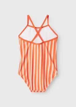 Name It Orange Stripe Swimsuit (5-12yrs)