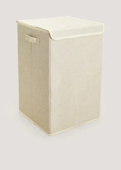 Natural Collapsible Laundry Basket