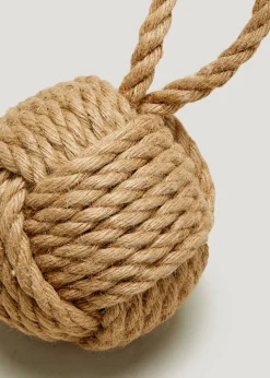 Natural Hessian Knot Doorstop
