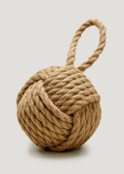 Natural Hessian Knot Doorstop