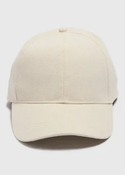 Natural Linen Blend Cap