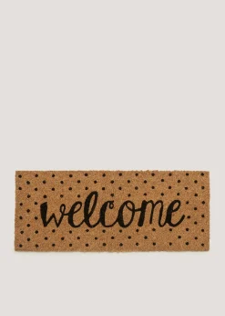 Natural Spot Welcome Doormat