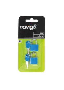 Navig8 Blue Mini Padlock (15.5cm x 7.5cm x 1cm)