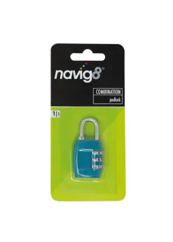 Navig8 Combination Travel Padlock (16cm x 7.5cm x 1cm)