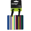 Navig8 Multicoloured Striped Luggage Tags (22.5cm x 11cm x 4cm)