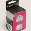 Navig8 UK to USA Travel Adapter (11.5cm x 6cm x 5cm)