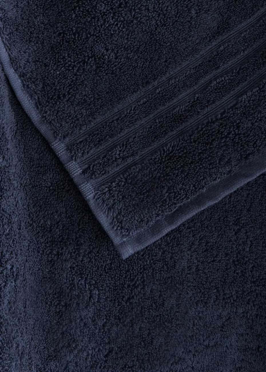 Navy 100% Egyptian Cotton Towels