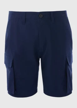 Navy Basic Cargo Shorts