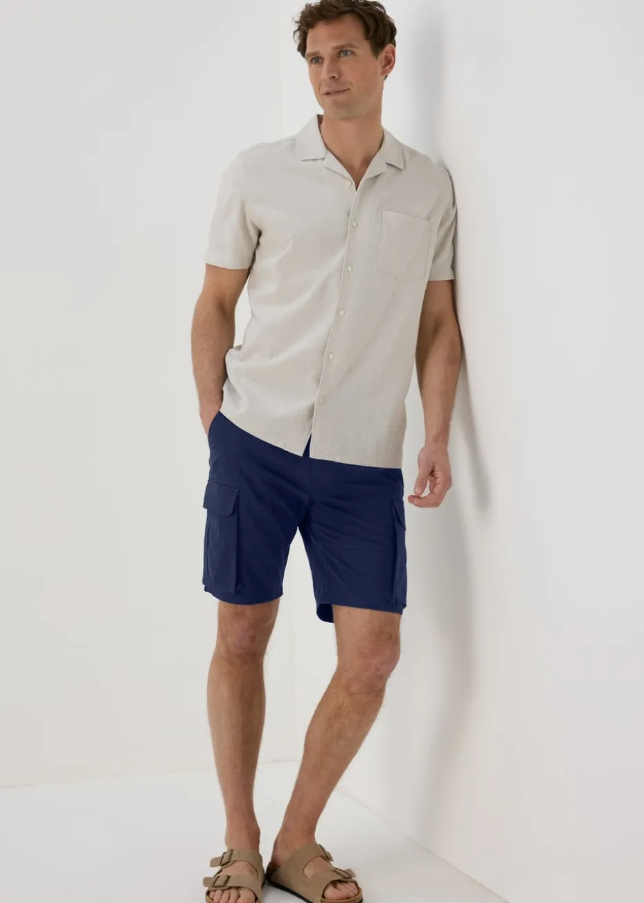 Navy Basic Cargo Shorts