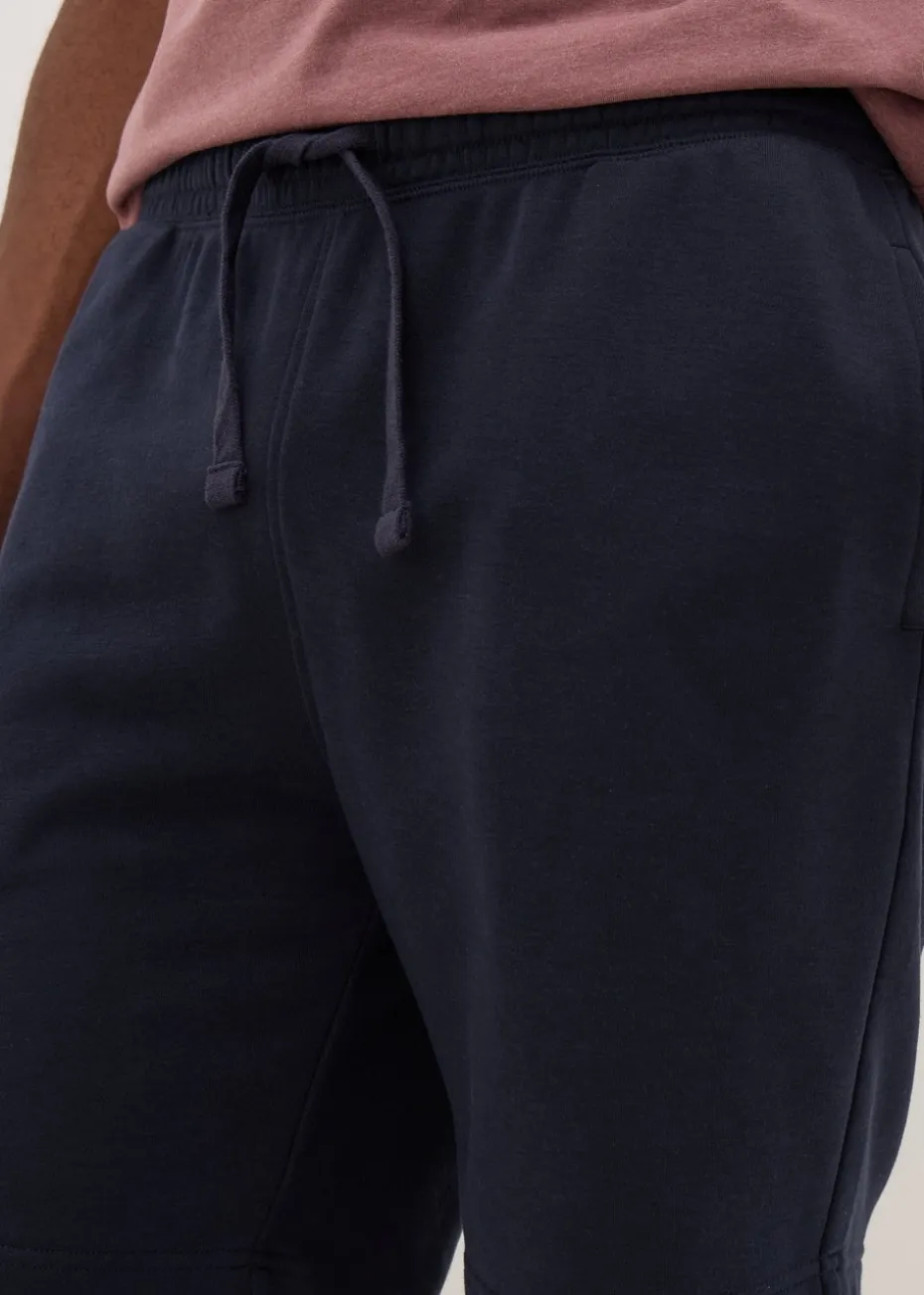 Navy Basic Jogger Shorts