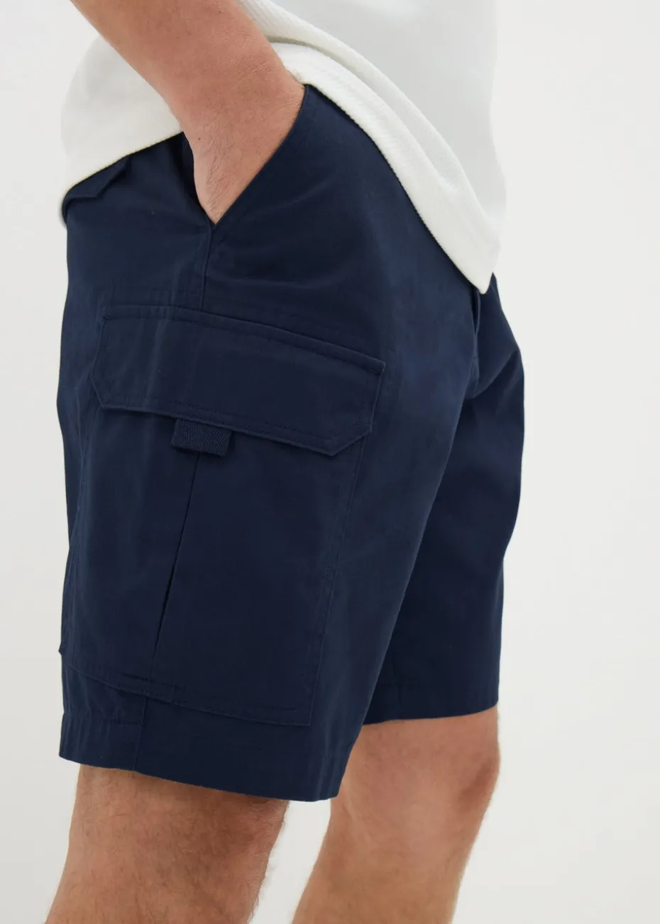 Navy Cargo Shorts