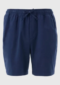 Navy Drawcord Chino Shorts