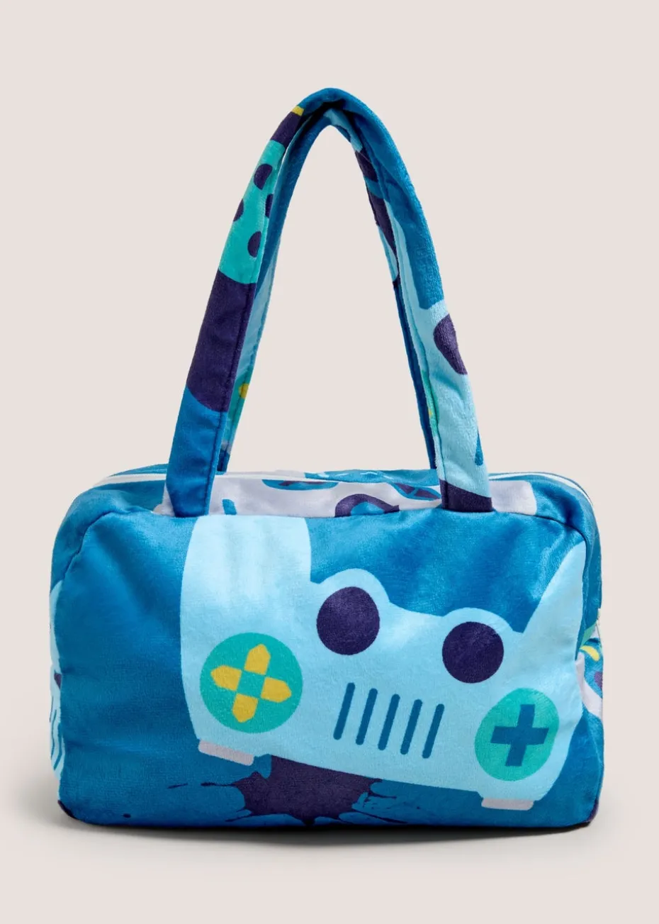 Navy Gamer Beach Towel