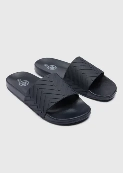 Navy Geo Embossed Slider