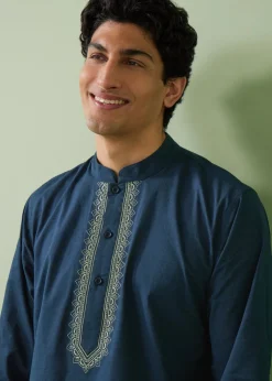 Navy Kurta Shirt